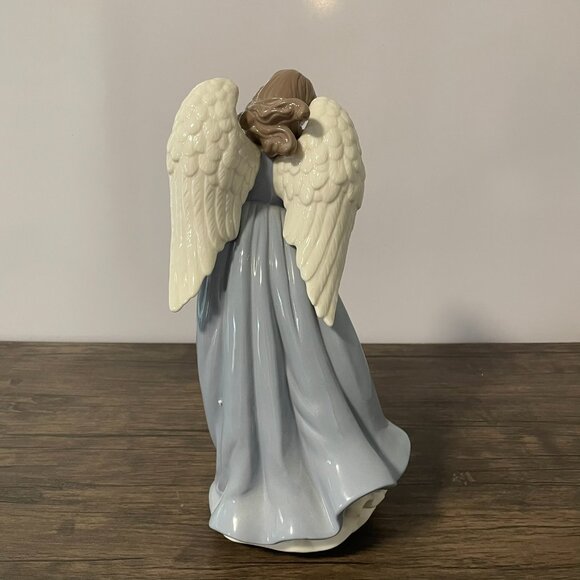 O'Well Grandeur Noel Collector's Edition Porcelain Angel With Bell 12.5 Figurine - Picture 3 of 8